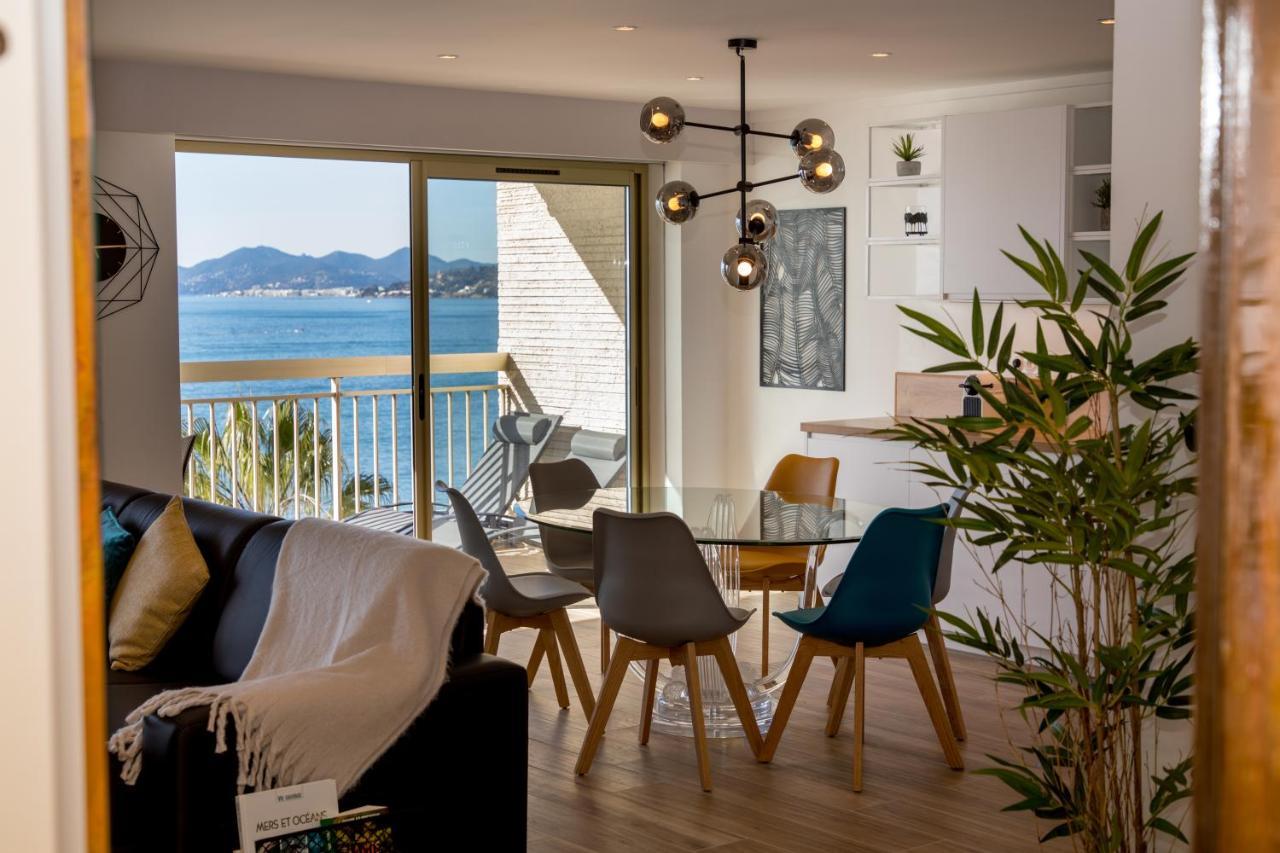 Vue Mer Panoramique, Clim, Balcon Et Plages Antibes Kültér fotó
